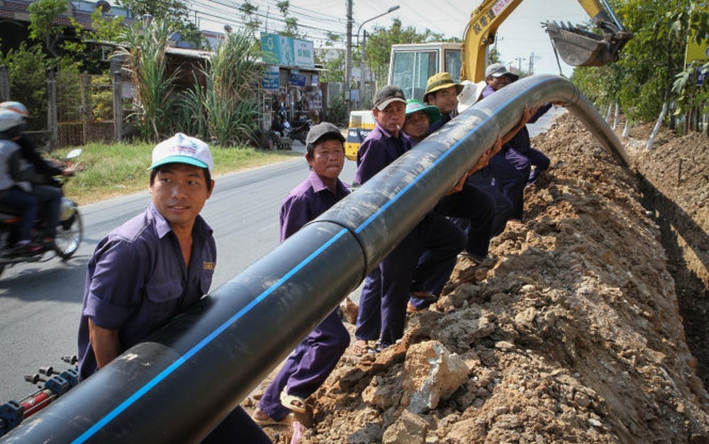 Thi công hạ tầng hệ thống nước công nghiệp và dân dụng